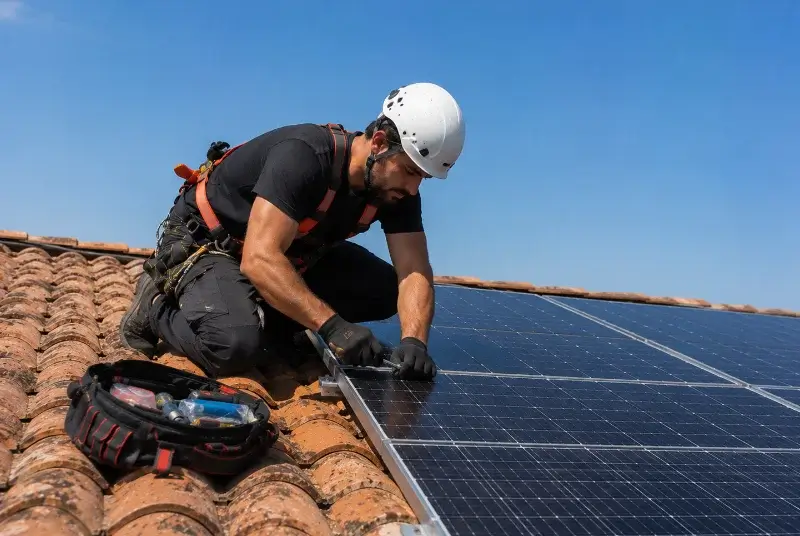 Maintenance et monitoring de panneaux solaires à Préseau