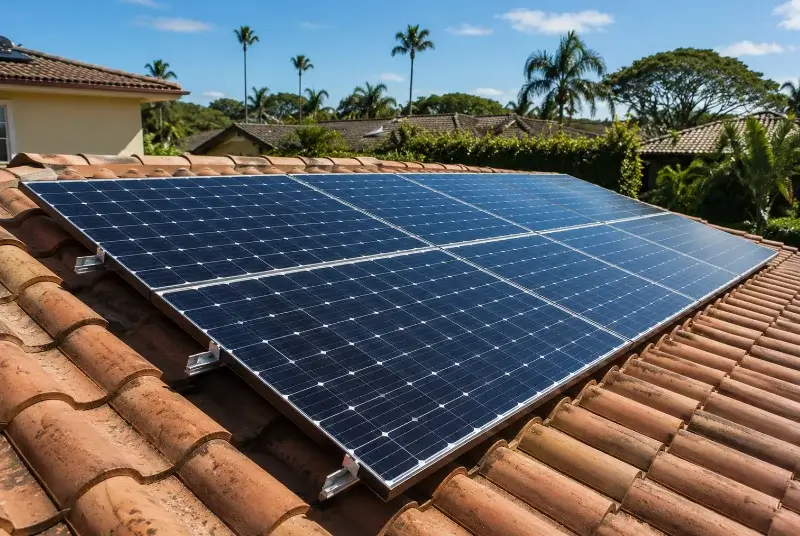 Installation de panneaux solaires à Préseau